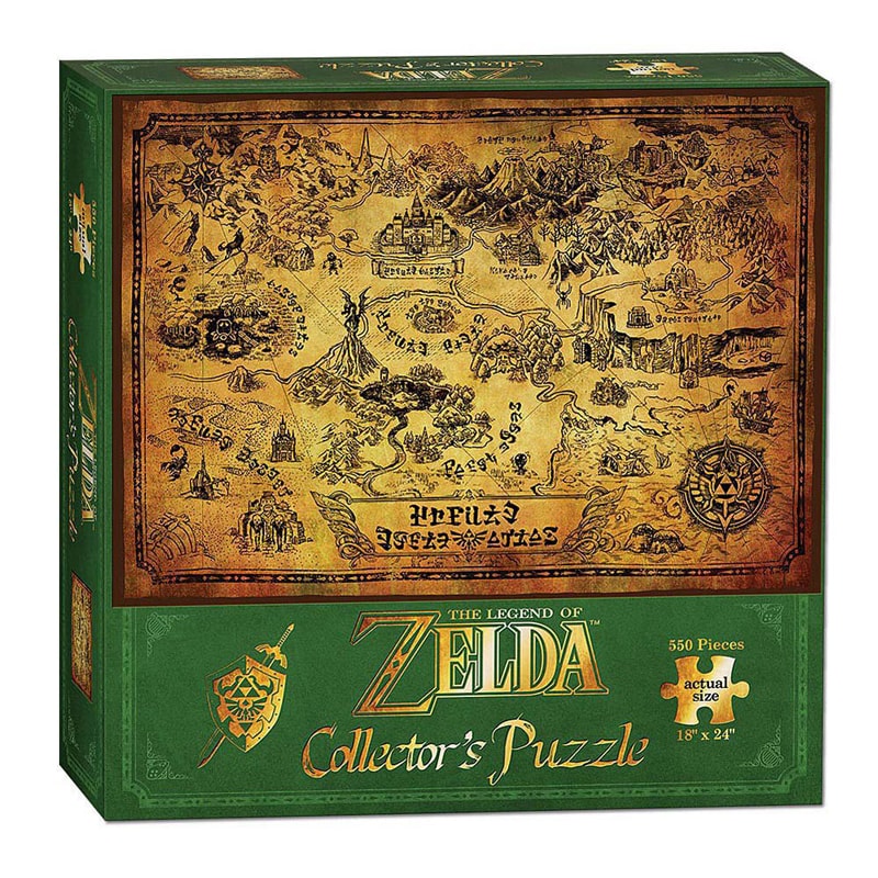 Zelda, Pussel Classic Hyrule Map Cover 550 bitar