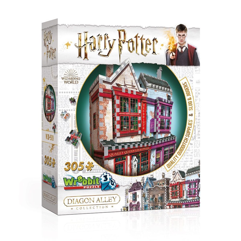 Harry Potter, 3D Pussel Quality Quidditch Supplies & Slug & Jiggers 305 bitar