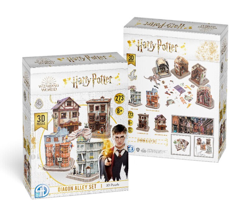 Harry Potter - 3D Pussel Diagon Ally Set 273 bitar