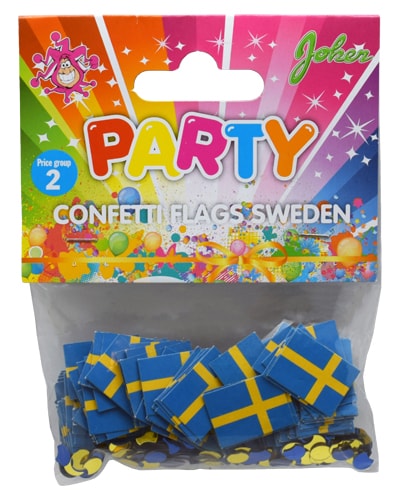 Konfetti Sverigeblandning