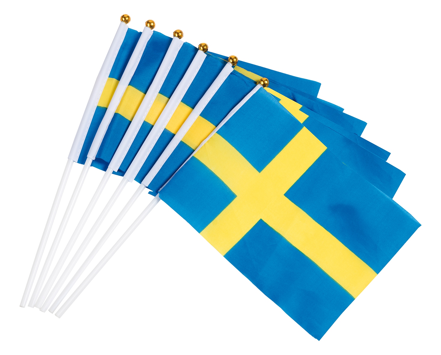 Handflaggor Sverige 6-pack