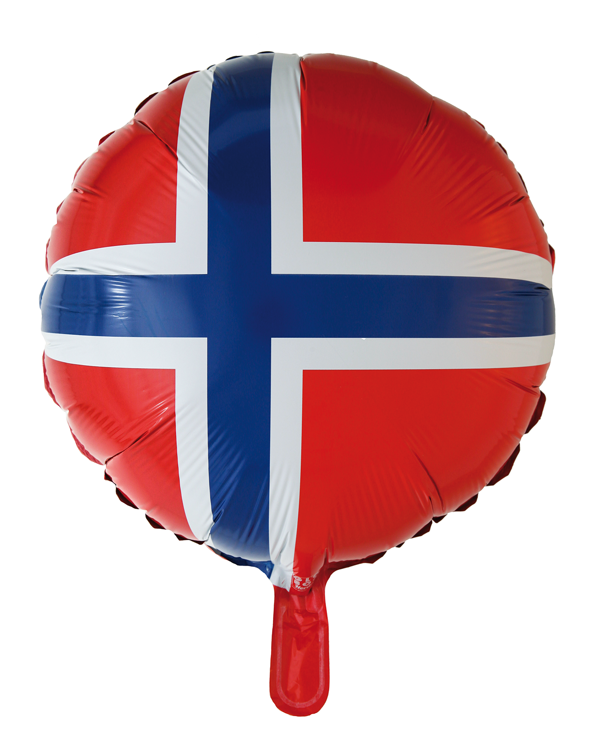 Folieballong Norska flaggan 46 cm