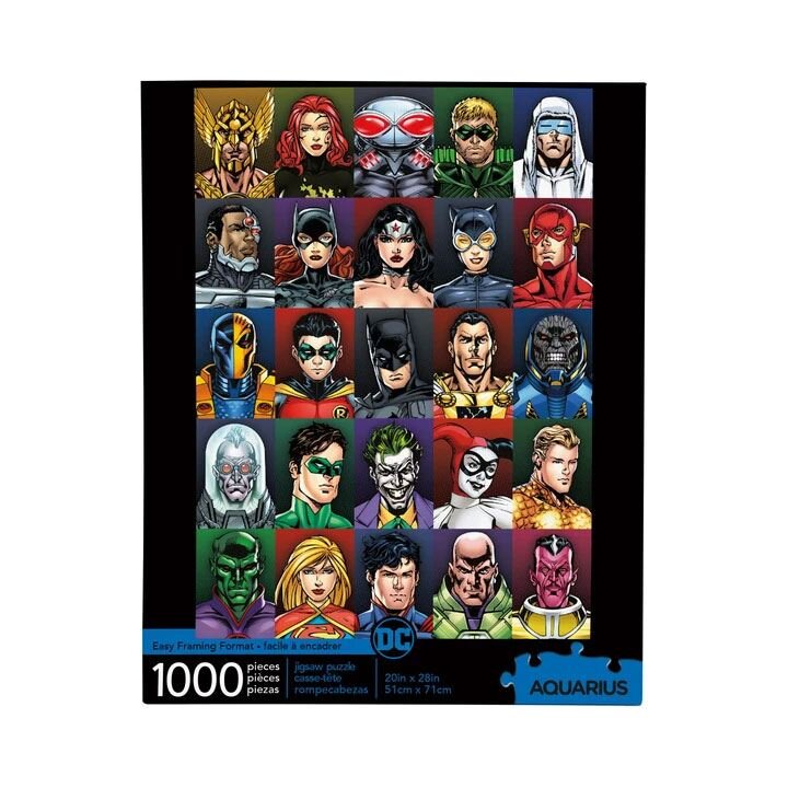 DC Comics, Pussel Character Faces 1000 bitar