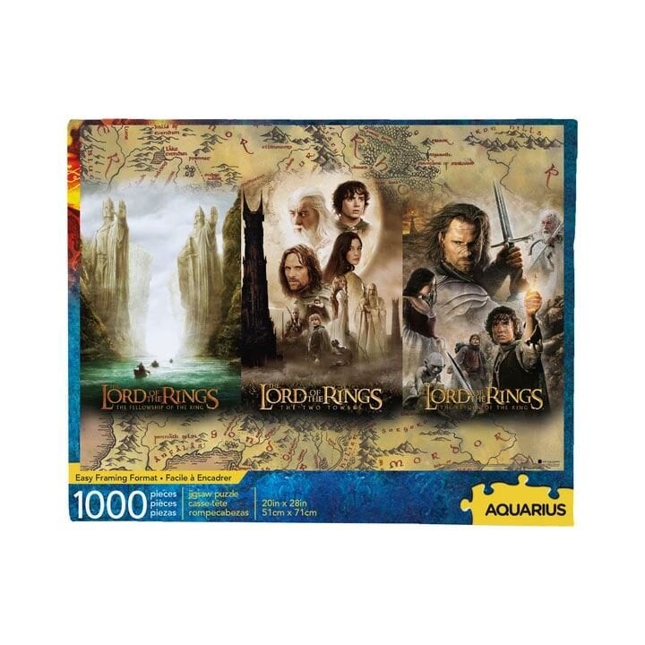 The Lord of the Rings, Pussel Movie Posters Triptych 1000 bitar