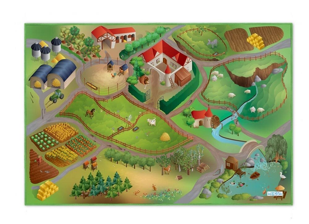 Lekmatta Barnrum Bondgård 75 x 112 cm