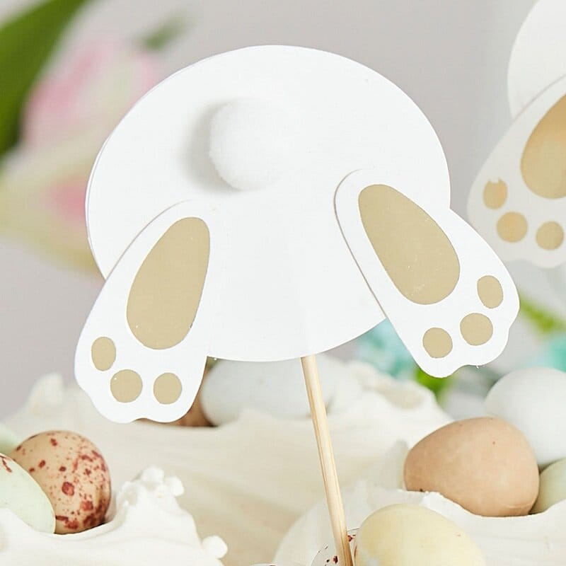 Cake Toppers Kaninfötter 6-pack