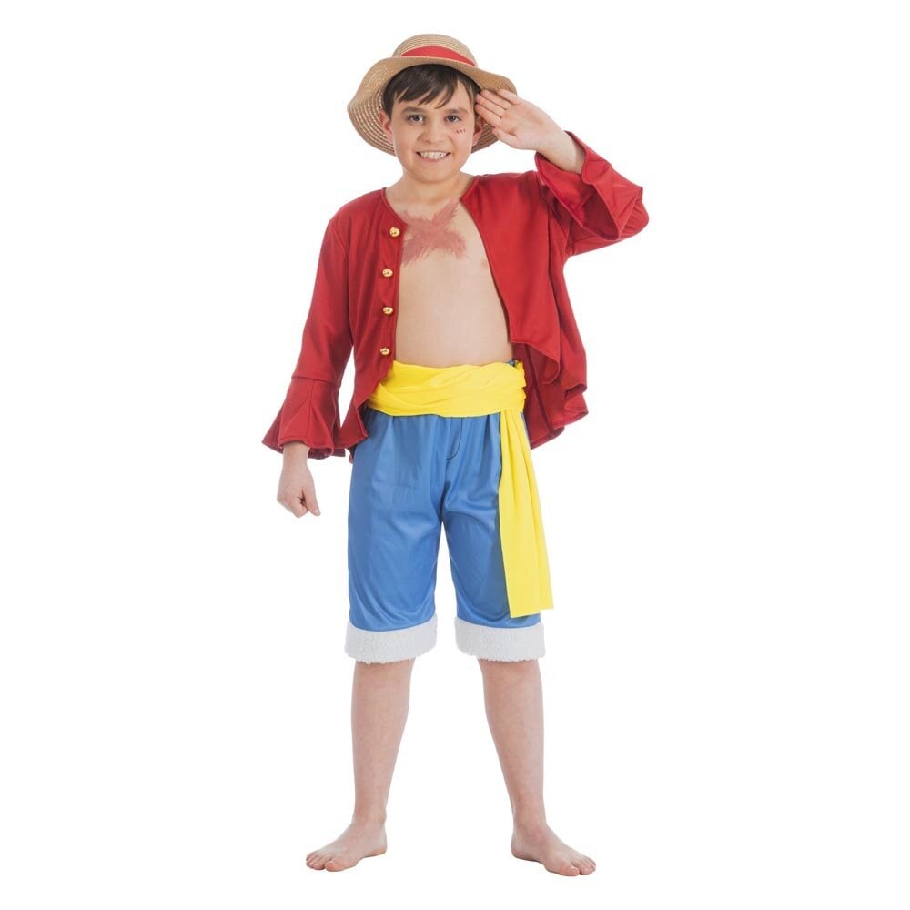 Maskeraddräkt One Piece Luffy Barn 9-12 år