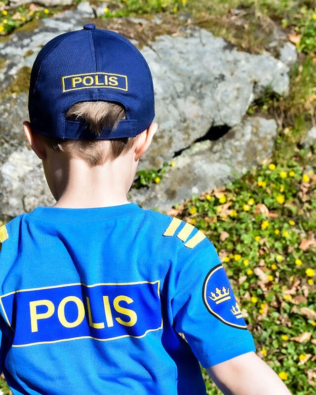 Polis T-shirt Barnstorlek 3-6 år