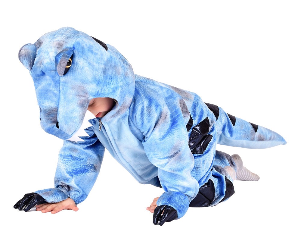 Dinosaurie T-Rex Jumpsuit Maskeraddräkt Barn 3-5 år