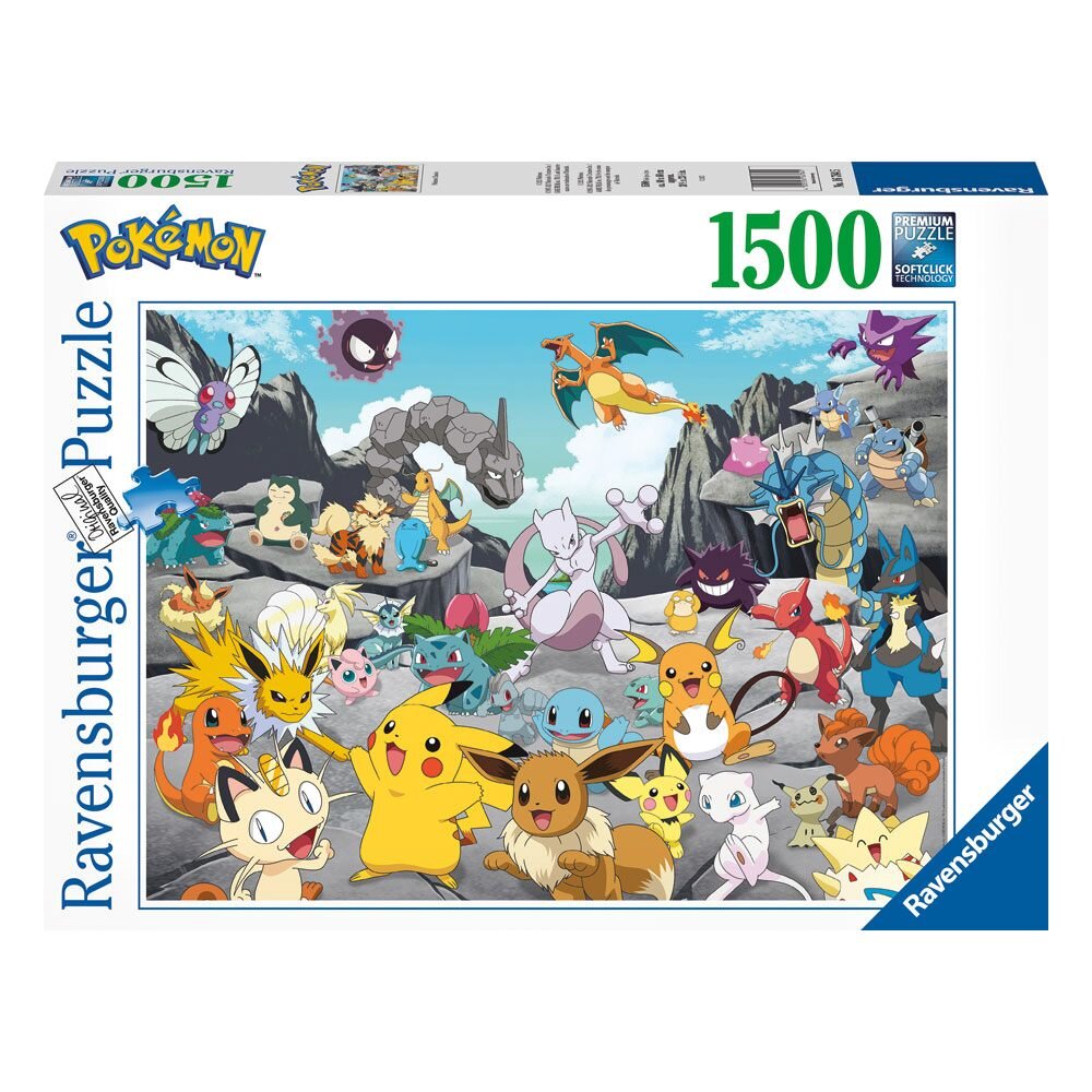 Ravensburger Pussel - Pokémon Classic 1500 bitar