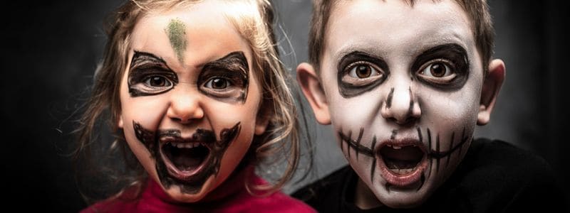 Ansiktsmålning barn halloween