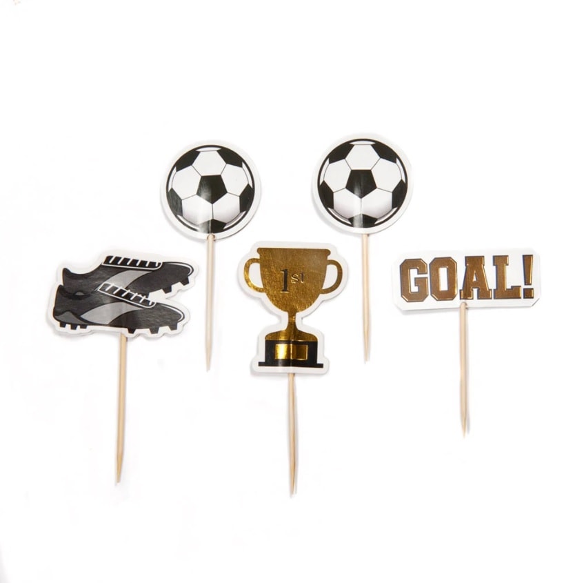 Cake Toppers - Fotbollar 12-pack