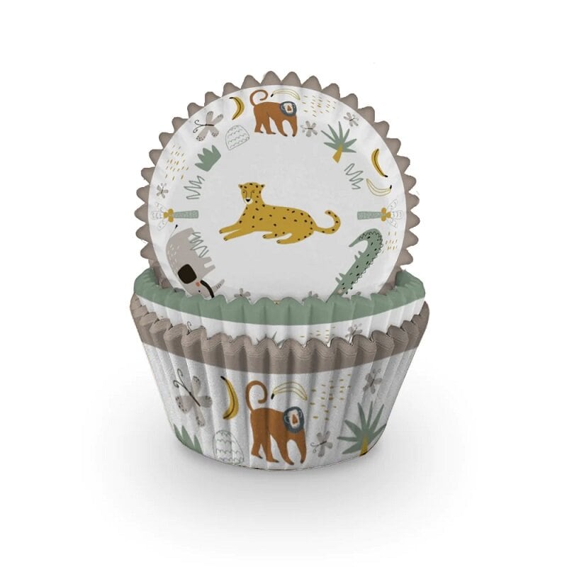 Muffinsformar - Safaridjur 60-pack