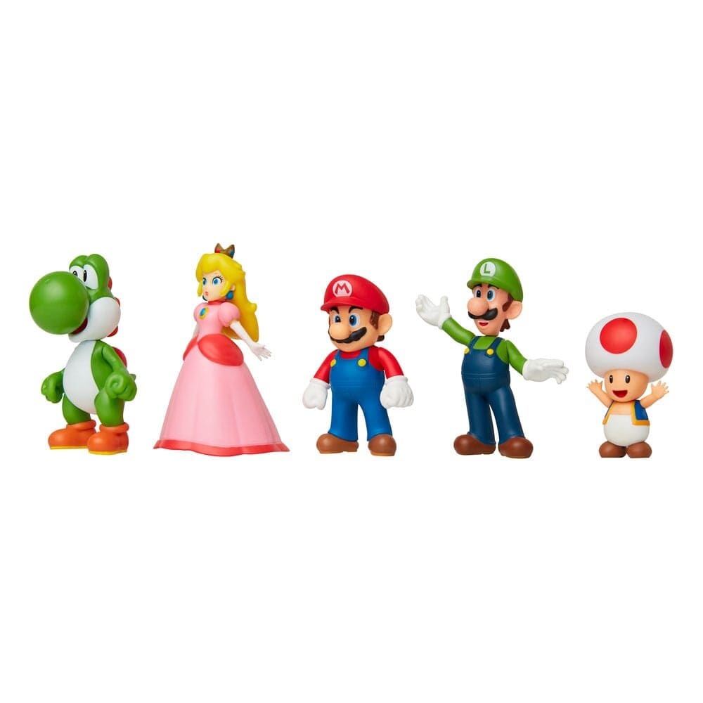 Super Mario Bros - Samlarfigurer Mario & Friends 5-pack