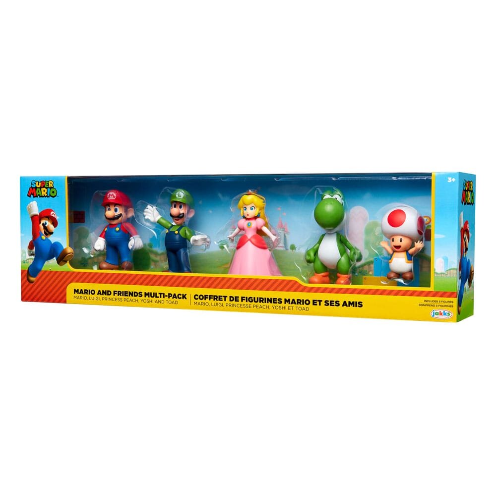 Super Mario Bros - Samlarfigurer Mario & Friends 5-pack