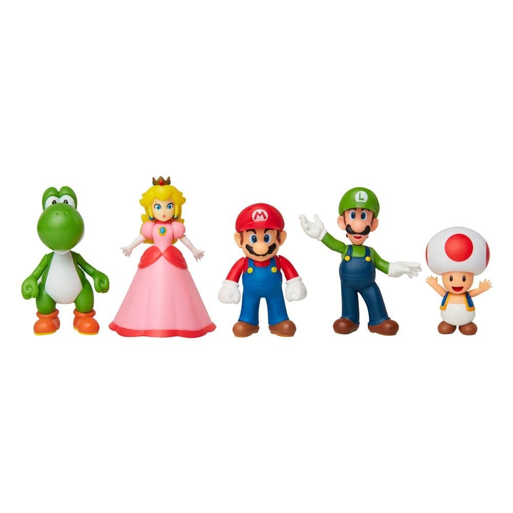 Super Mario Bros - Samlarfigurer Mario & Friends 5-pack
