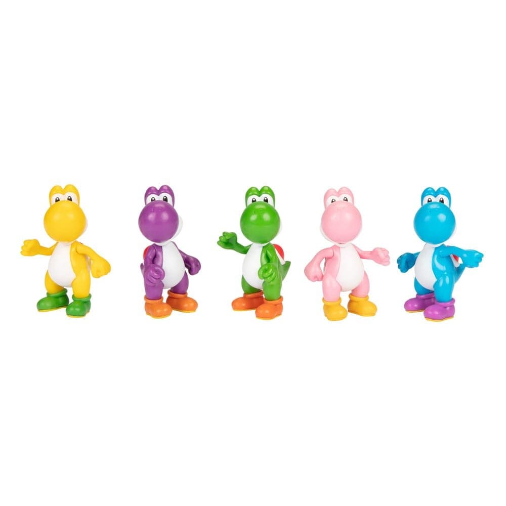 Super Mario Bros - Samlarfigurer Yoshi 5-pack