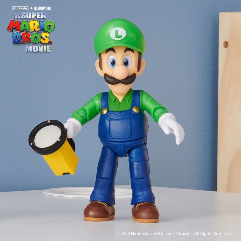 Super Mario Bros - Samlarfigur Luigi 18 cm