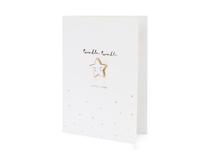 Kort med kuvert - Twinkle Twinkle Little Star