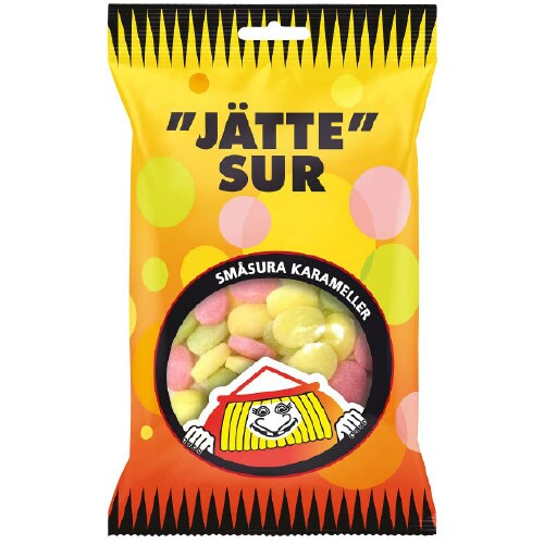 Jättesur påse 65 gram