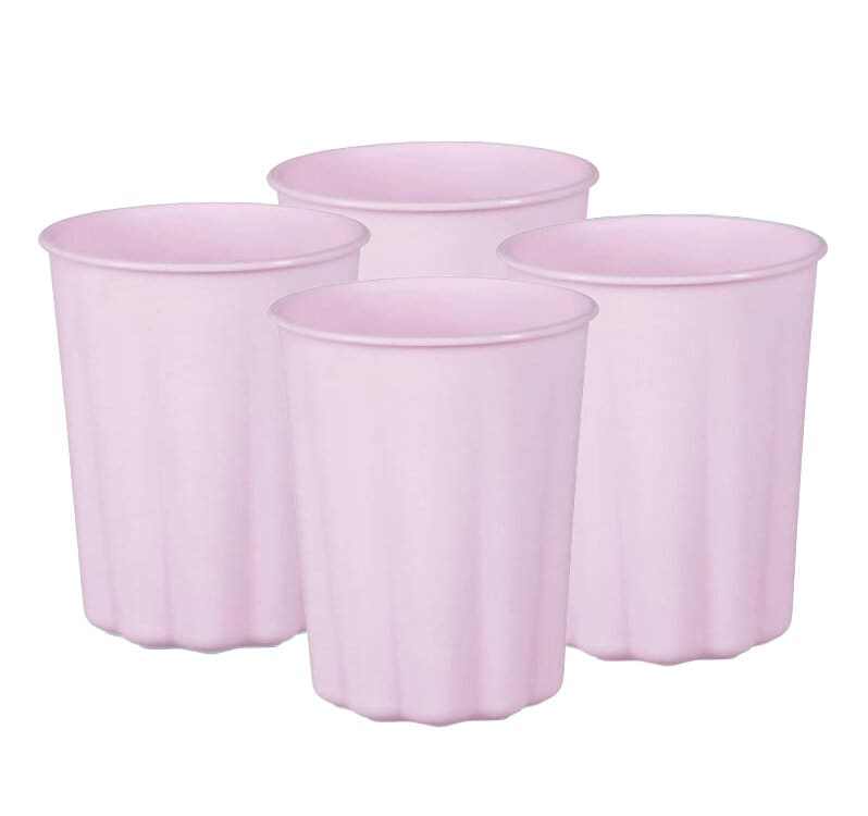 Plastmuggar, Pastellila 220 ml 4-pack