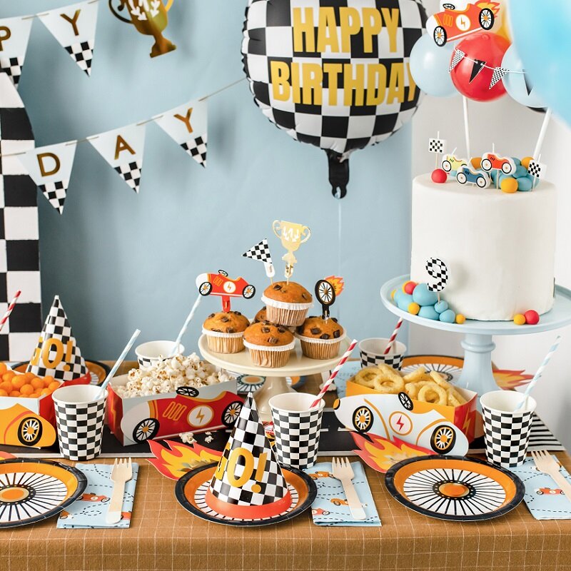 Racer Car - Cake Toppers 4-pack