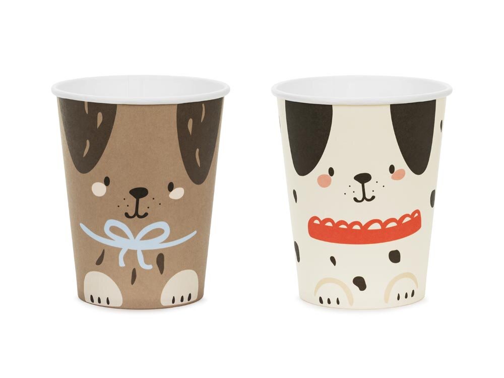 Dog Party - Pappmuggar 6-pack