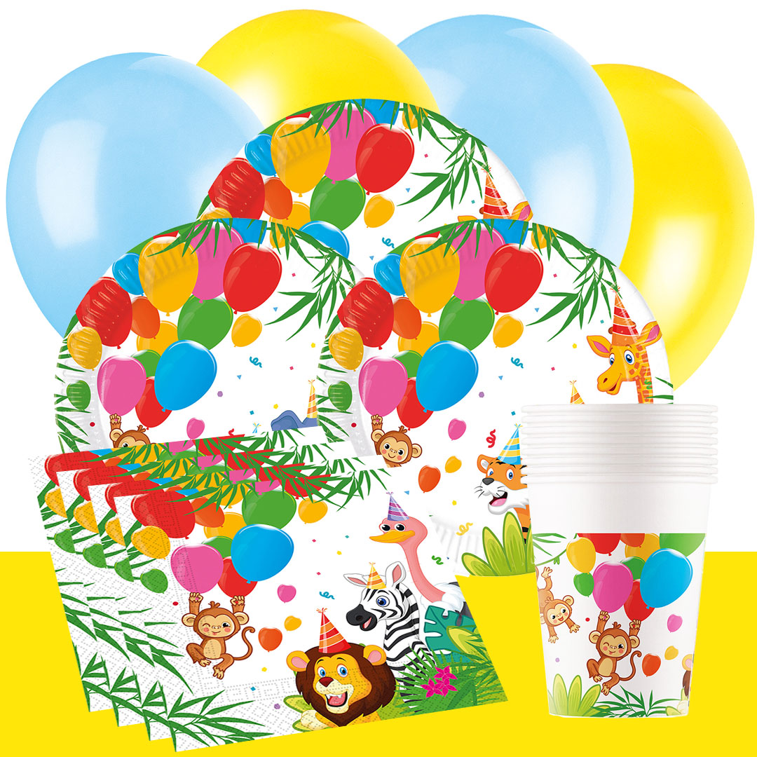 Jungle Balloons - Kalaspaket 8-16 personer
