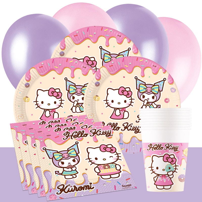 Hello Kitty Kuromi- Kalaspaket 8-16 personer