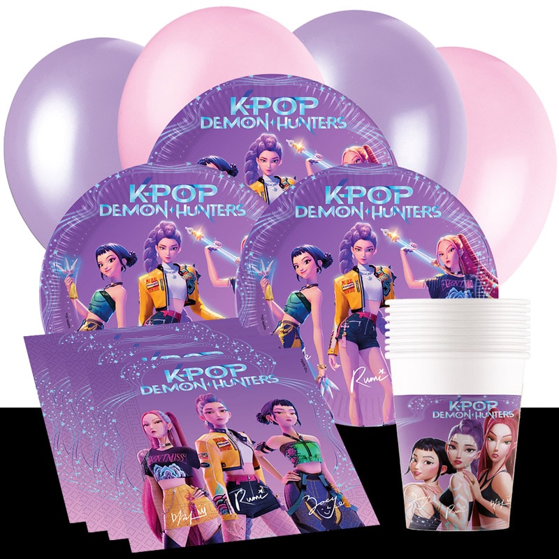 K-Pop Demon Hunters Kalaspaket 8-16 personer