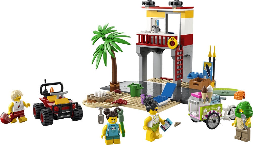 LEGO City - Livräddarstation på stranden 5+