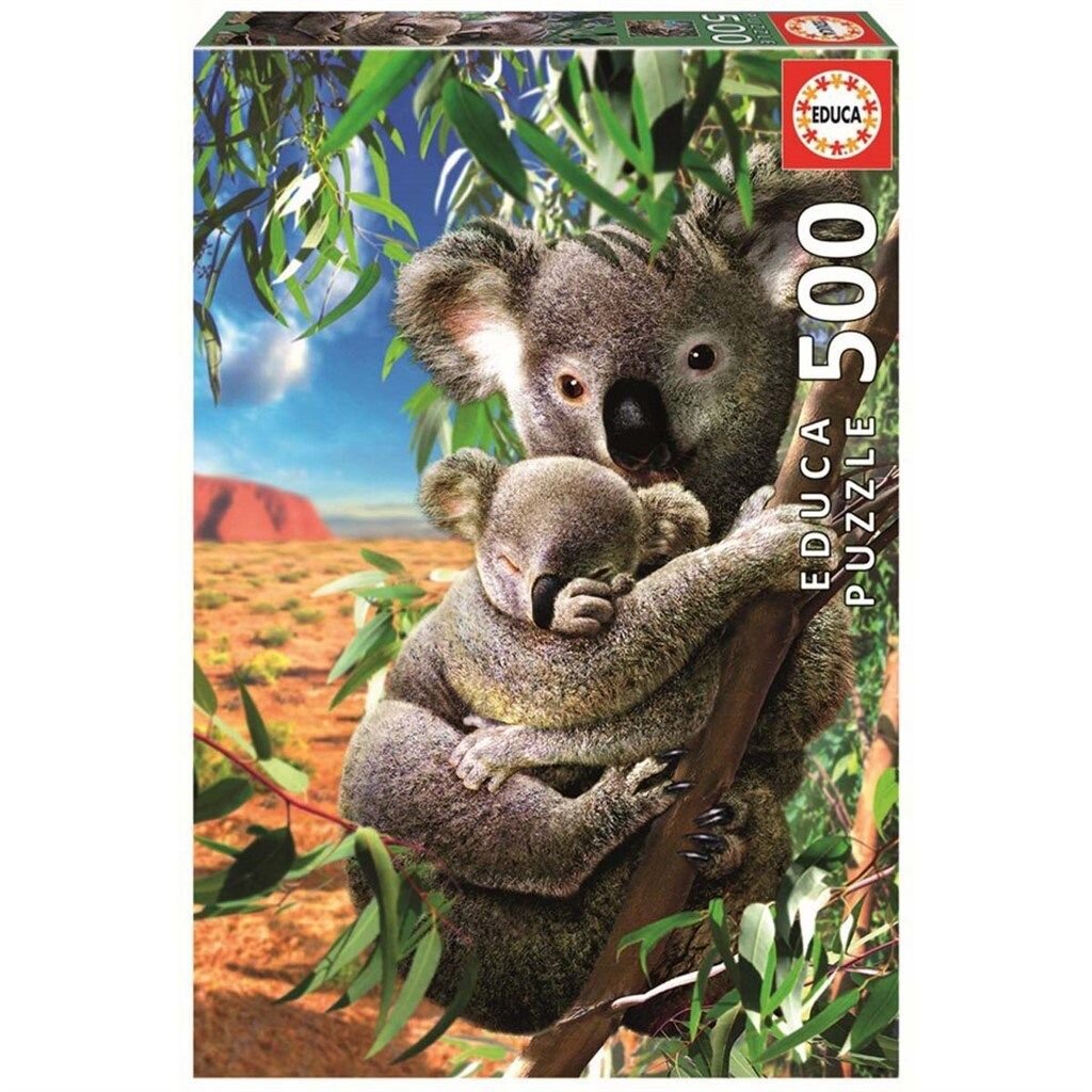 Educa Pussel, Koala med unge 500 bitar