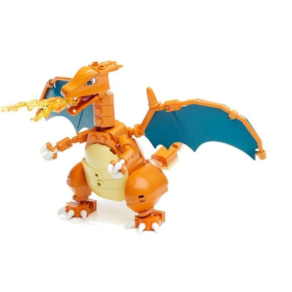 Charizard Using Blocks Pokémon, Mega Bloks Construction Set Charizard 10 cm