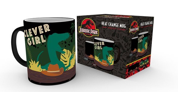 Jurassic Park - Clever Girl Heat Change Porslinsmugg