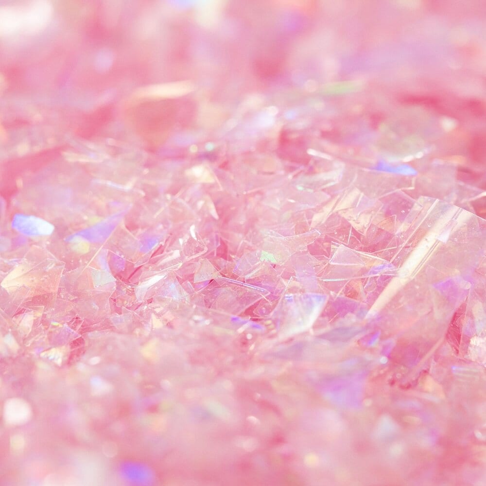 PME Ätbara Glitterflingor, rosa