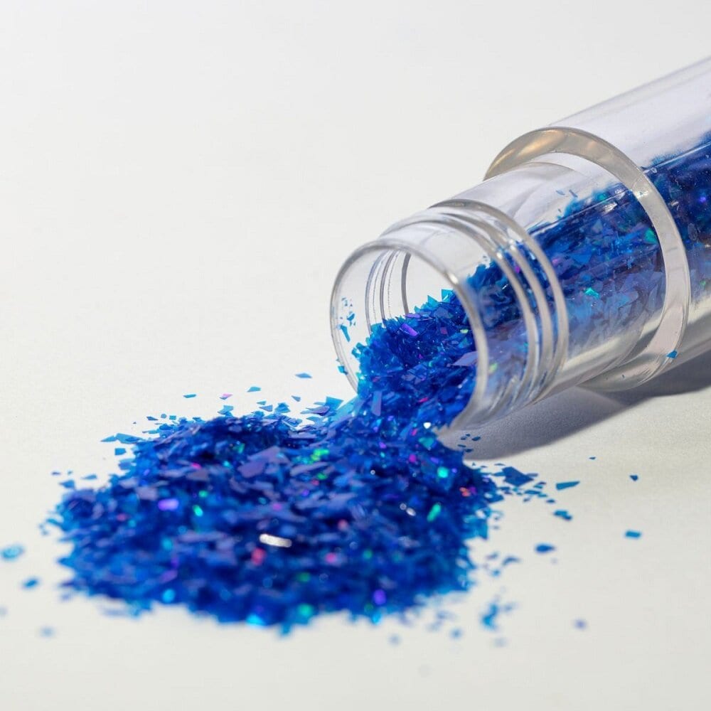 PME Ätbara Glitterflingor, blå