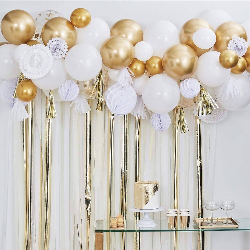 Väggdekoration - Ballonger Guld