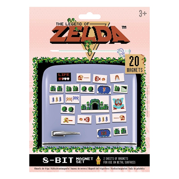 Zelda - Kylskåpsmagneter 8-Bit