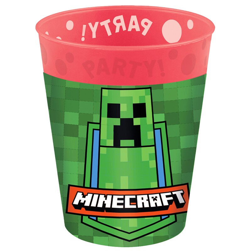 Minecraft - Plastmuggar 250 ml, 4-pack