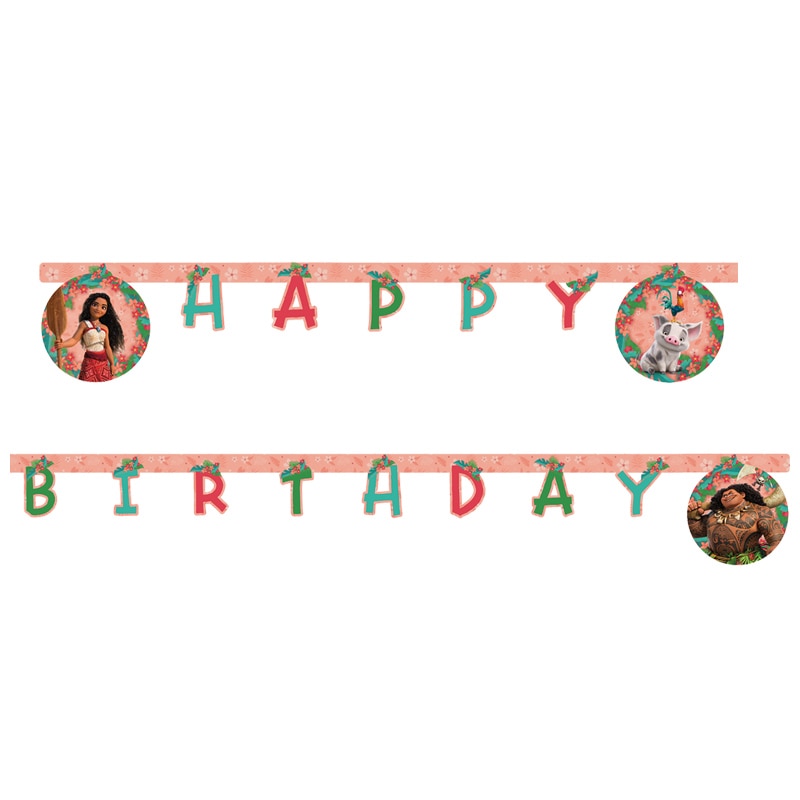 Vaiana 2 - Girlang Happy Birthday