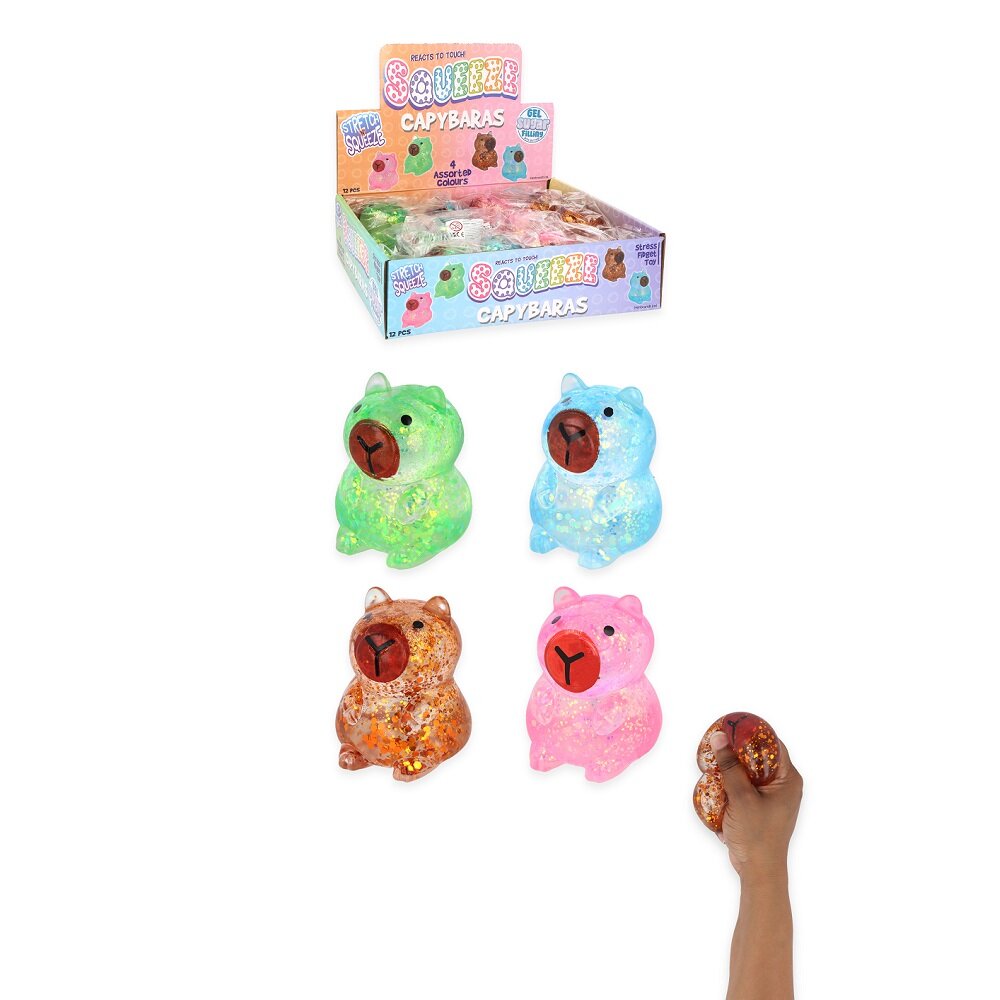 Squeeze glittrig capybara