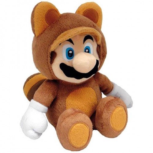 Super Mario Bros - Tanooki Mario mjukisdjur 22 cm