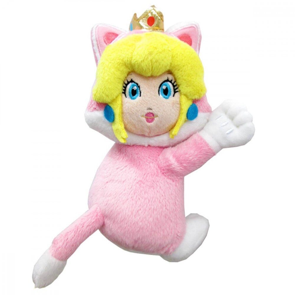 Super Mario Bros - Gosedjur Magnet Cat Peach 19 cm