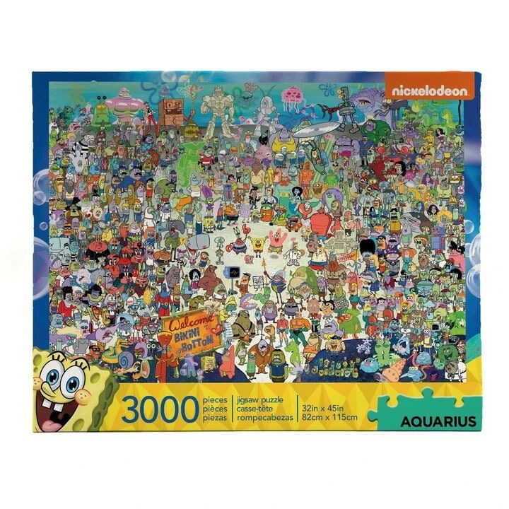 SvampBob Fyrkant - Pussel Bikini Bottom 3000 bitar