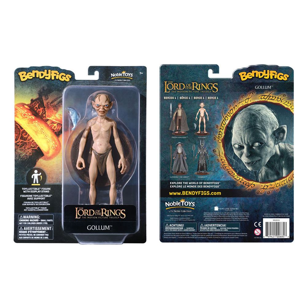 The Lord of the Rings, Bendyfig Actionfigur Gollum 19 cm
