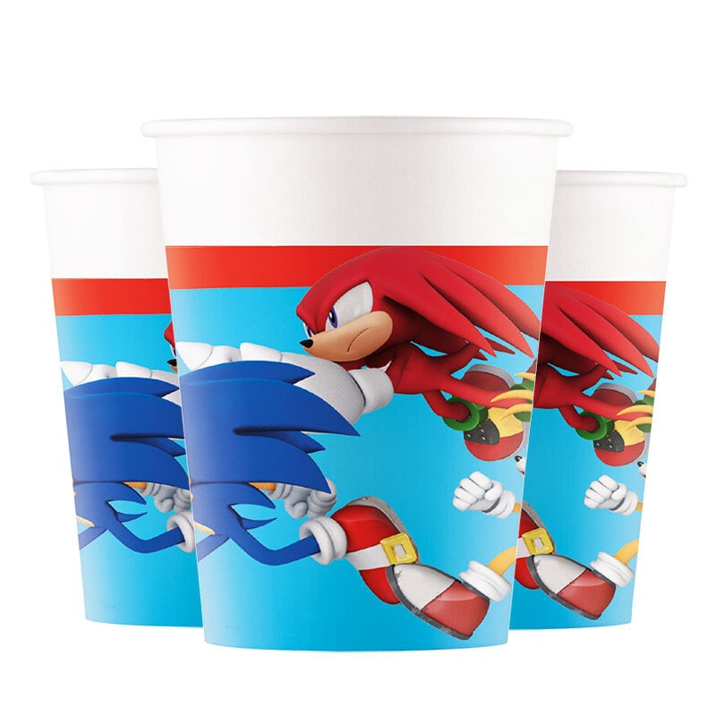 Sonic the Hedgehog - Pappmuggar 8-pack