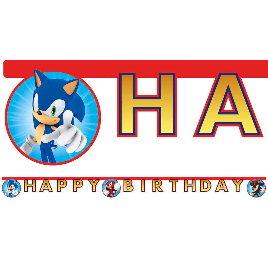 Sonic the Hedgehog - Girlang Happy Birthday
