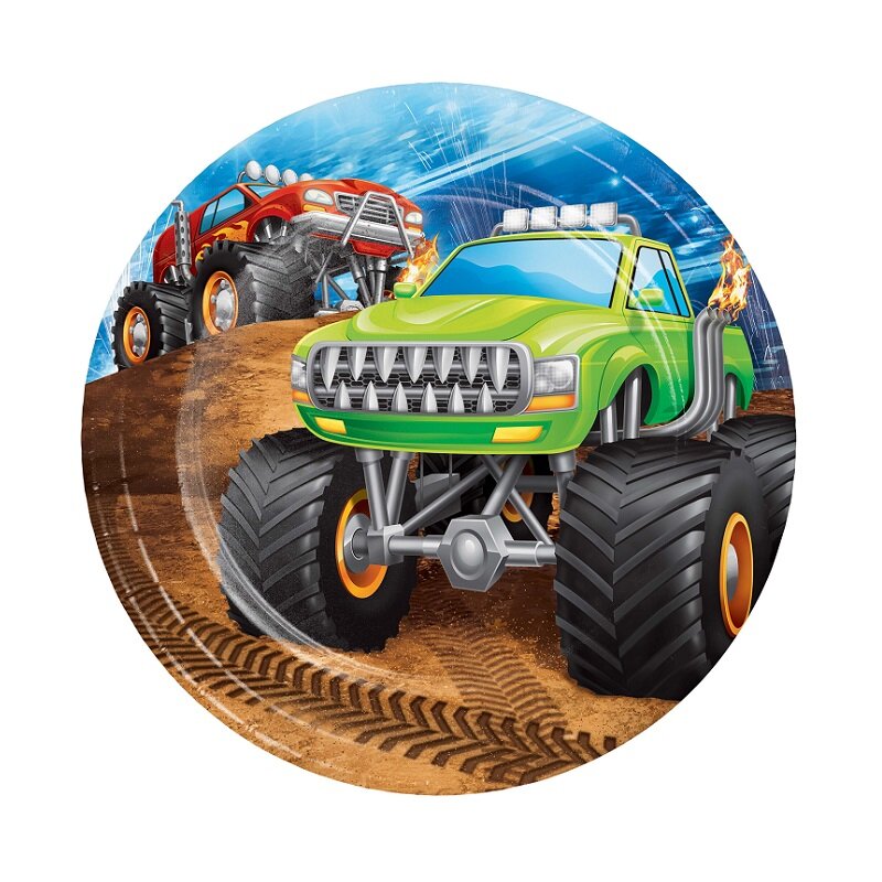 Monster Truck - Assietter 8-pack