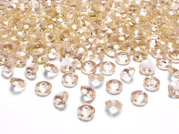 Diamantkonfetti - Guld 100-pack