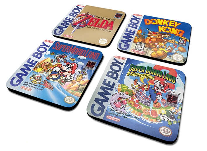 Nintendo Game Boy - Glasunderlägg 4-pack